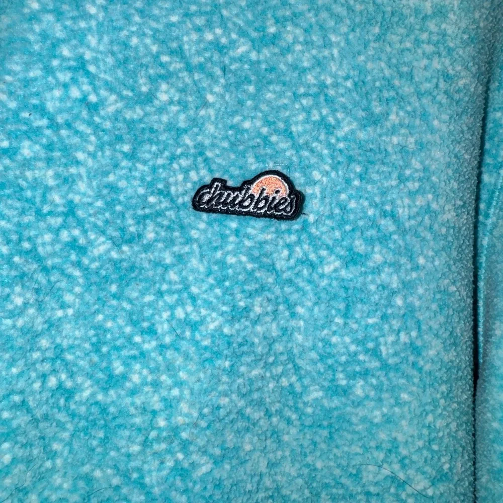Chubbies Men's Blue 1/4 Zip Fleece Pullover Jacket‎ Large